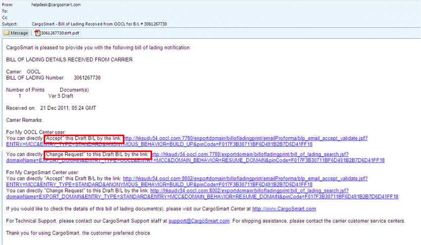 OOCL Click To Accept Draft Bill Of Lading Feature Without Log In To My OOCL Center 